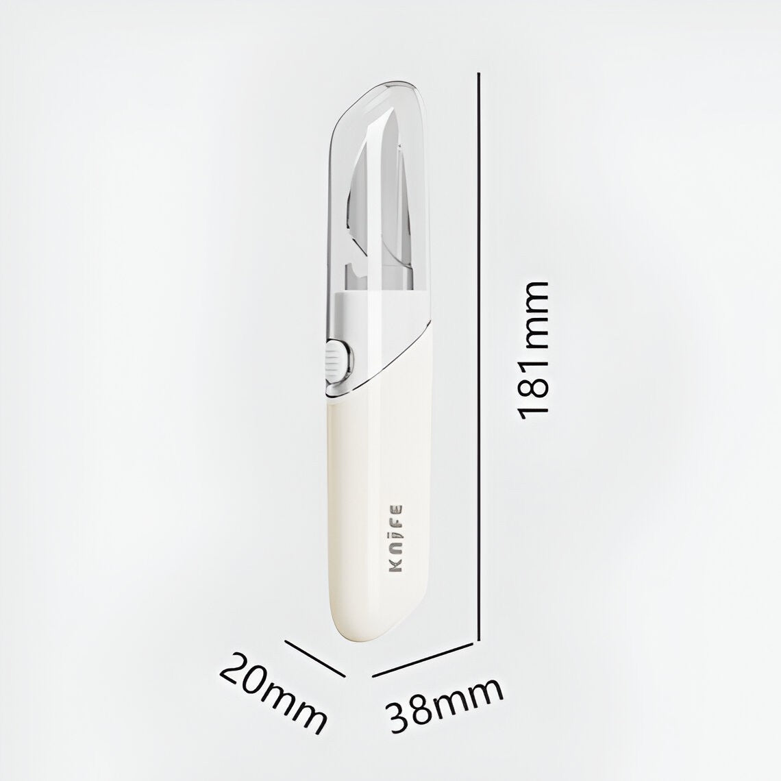 Cutit de Fructe Multifunctional, Vivimall, Razatoare, Curatator Fructe-Legume, Deschizator de Sticle, 18.1x3.8x2cm, Alb - vivimall.ro
