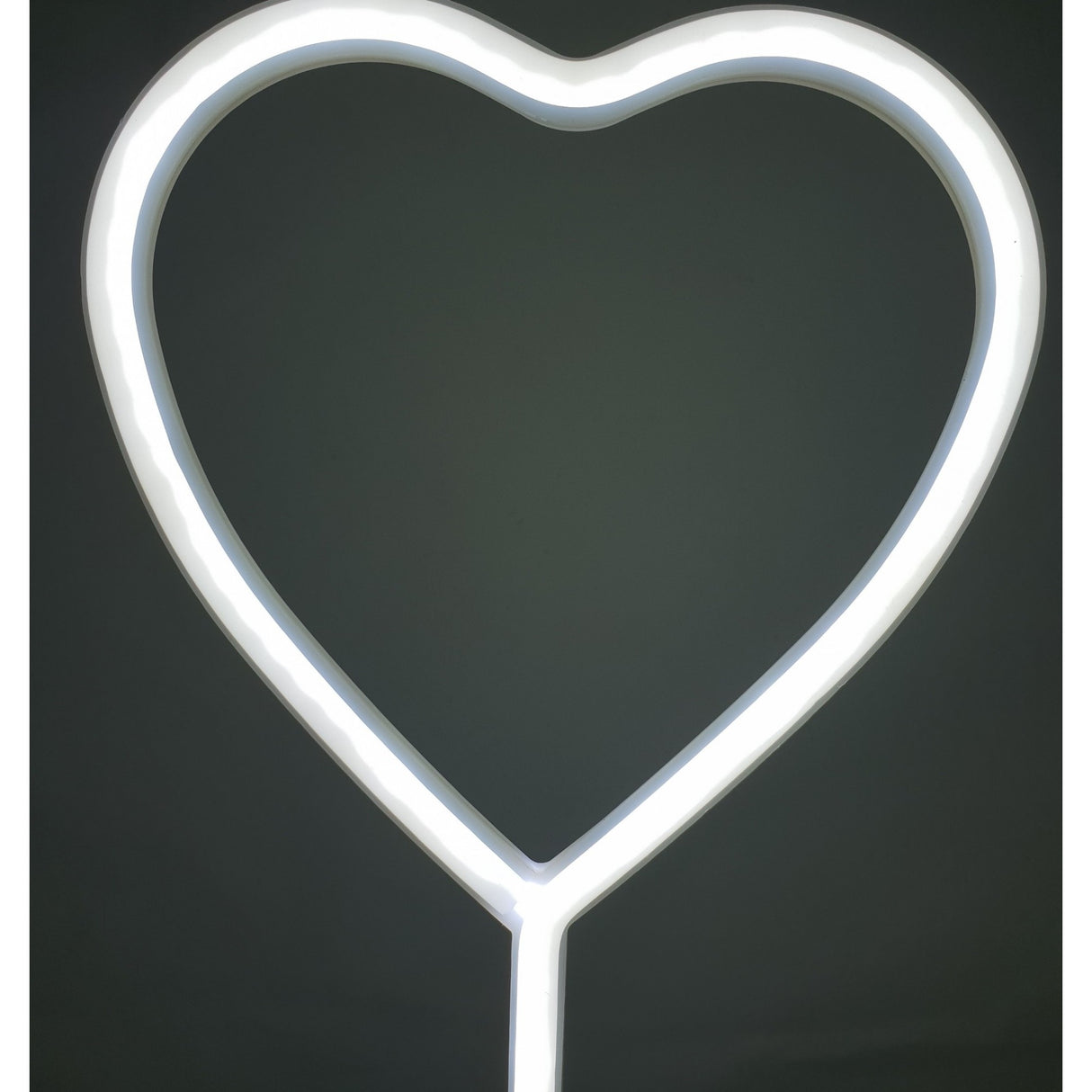 Decoratiune Luminoasa cu Baterii Inima Alb Rece - vivimall.ro