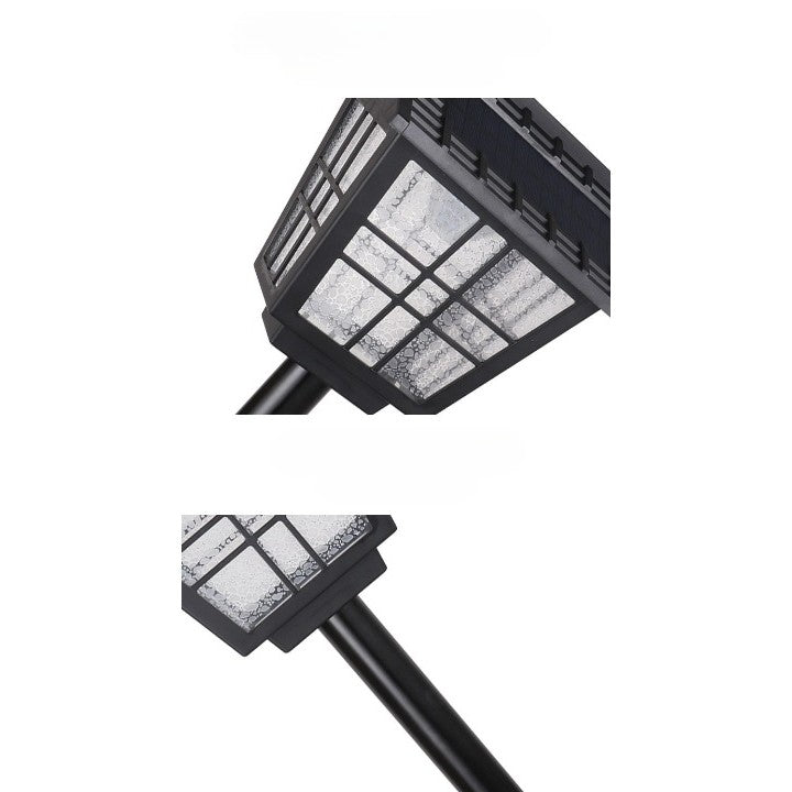 Lampa solara de tip stalp pentru gradina, Vivimall, Alb Rece - vivimall.ro