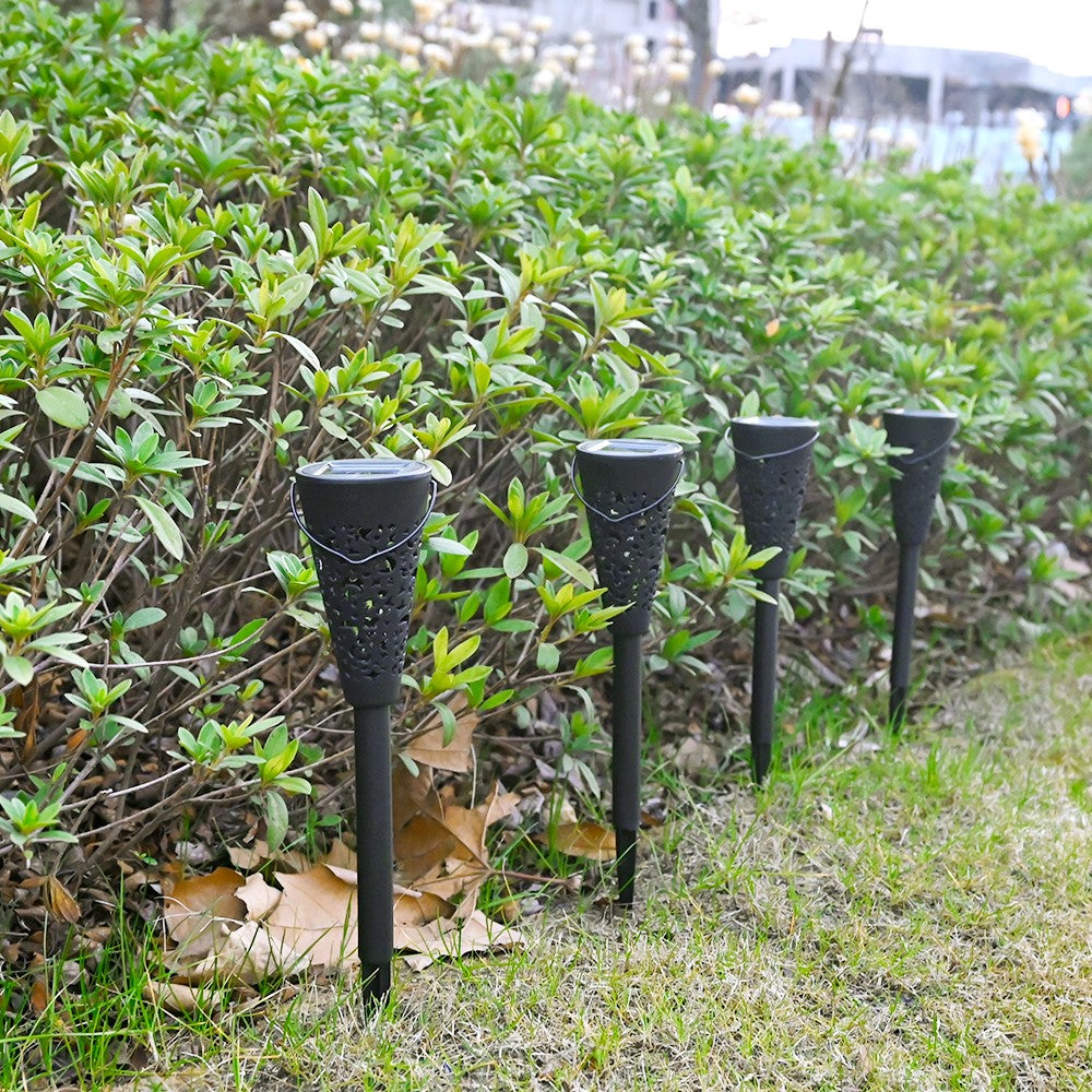 Соларна градинска декорация, тип фенерче