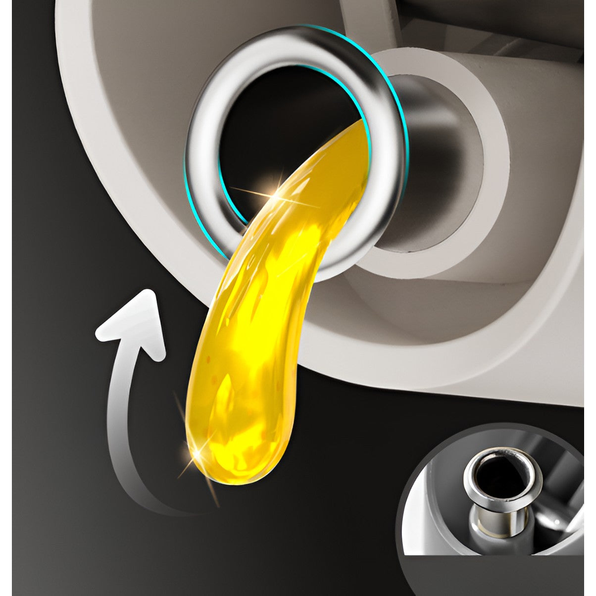 Recipient ulei cu inducție gravitațională | AutoPou - vivimall.ro