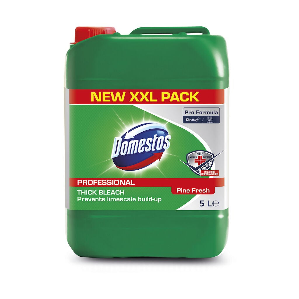 Domestos Professional Pine Fresh – Detergent Lichid Dezinfectant, 5 L - vivimall.ro