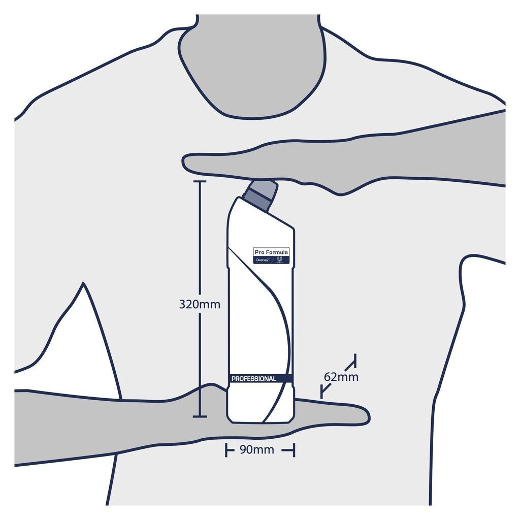 Domestos Professional Toilet Gel Ocean – Gel Dezinfectant pentru Toaleta, 1L - vivimall.ro