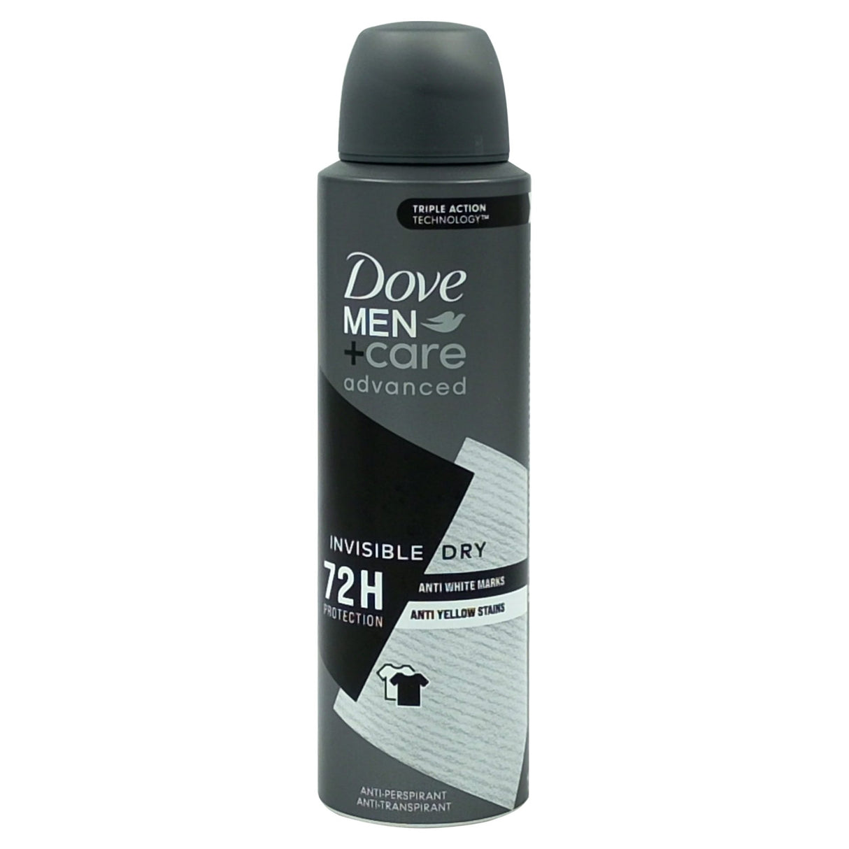 Antiperspirant Deo Spray, DOVE, Men Advanced Care Invisible Dry, 150 ml - vivimall.ro
