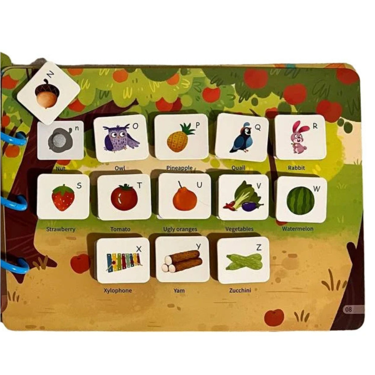 Carte Educativa cu Stickere Reutilizabile, Flippy, Busy Book Senzoriala cu Pagini Interactive , Joc Montessori, Seria ''Viata la Ferma'', Dezvolta Motricitatea Fina si Logica, Carte pentru Invatare Timpurie, 3 ani, Multicolor - vivimall.ro