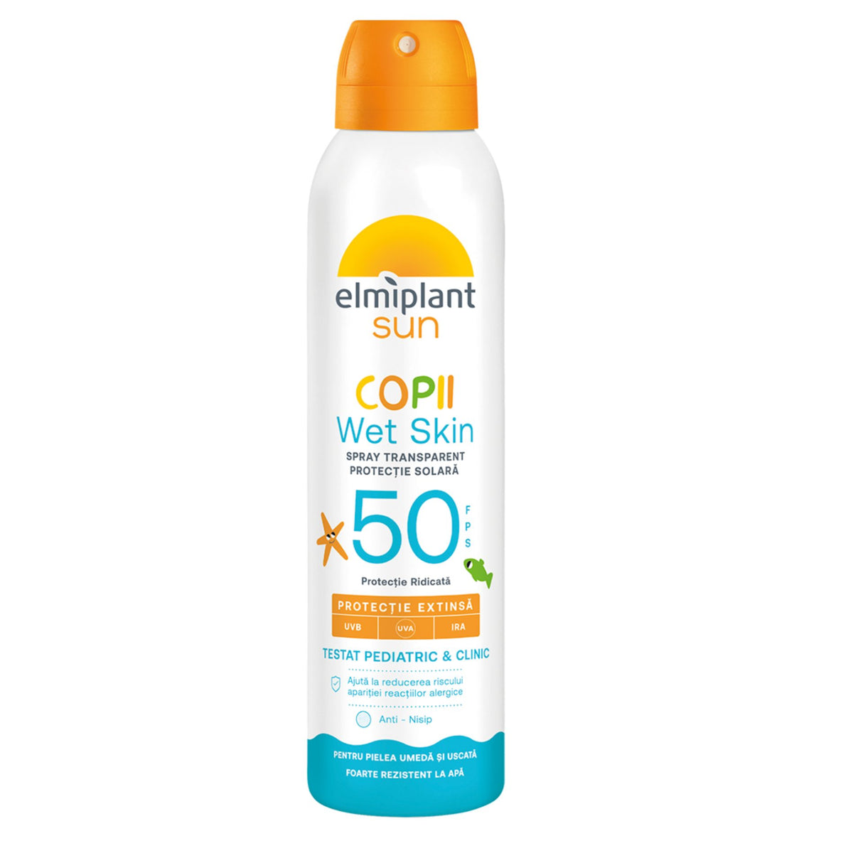 ELMI SUN MILK SPRAY WET SKIN SPF50, 150ML - vivimall.ro