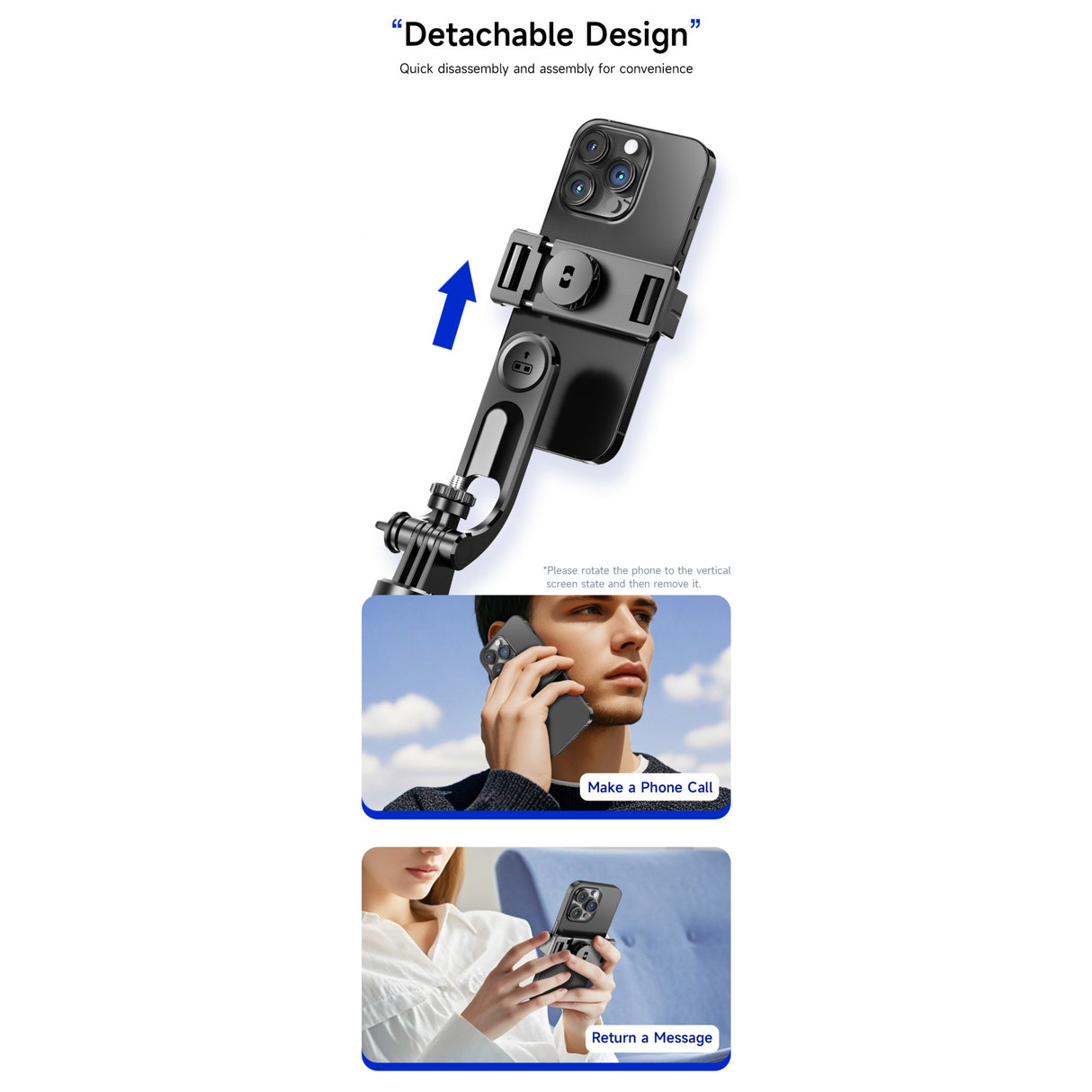 Trepied Selfie Stick, Flippy, Extensibil, Telecomanda Bluetooth Reincarcabila, Pentru Calatorii, Vlog Video si Fotografie, 30,6 x 7,6 x 3,5 cm, Negru - vivimall.ro