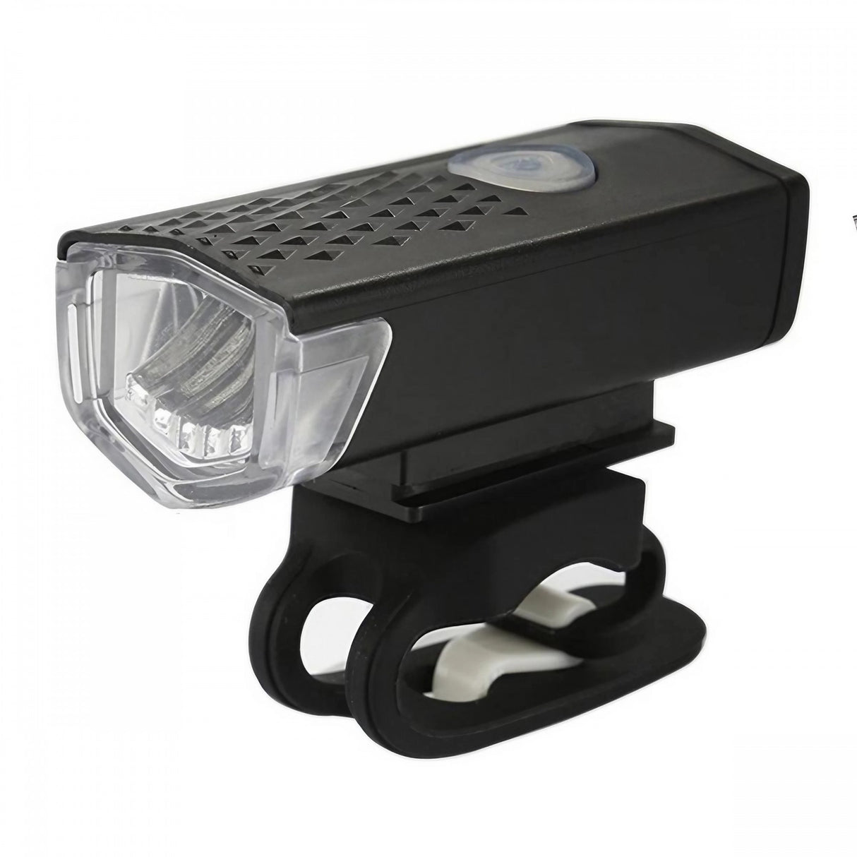 Far cu LED proiector pentru bicicleta\trotineta, Vivimall, reincarcabil, cablu USB inclus, 3 moduri de lumina, IPX4, Negru, 6.5x2.9x2.3 cm - vivimall.ro