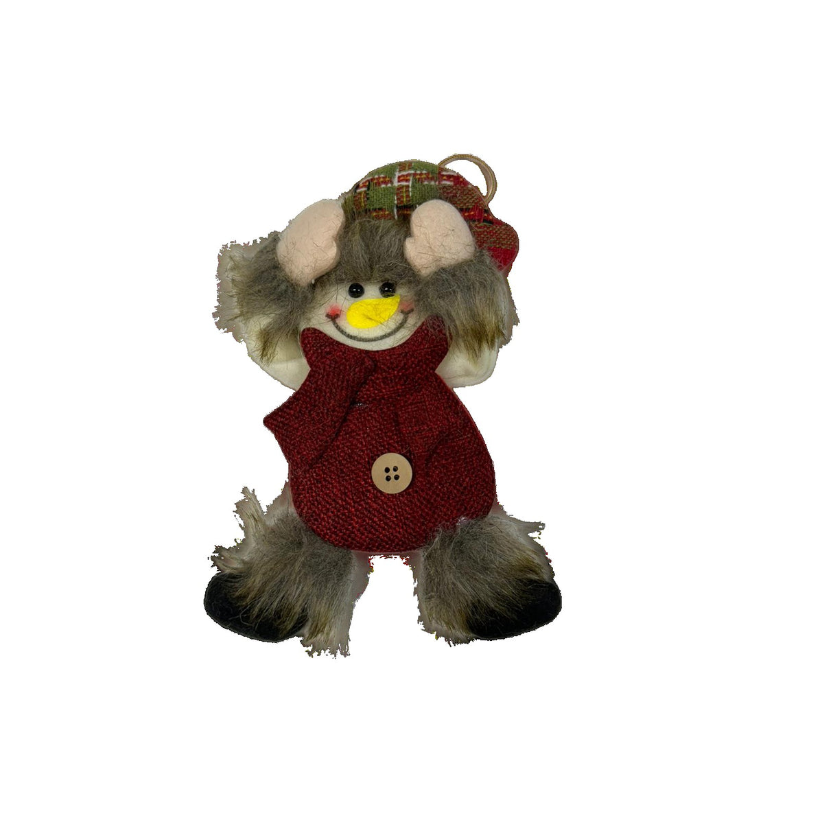 Figurina de Craciun, Vivimall, pentru Brad, Tip Om de Zapada, 5 x 7 cm, Multicolor - vivimall.ro