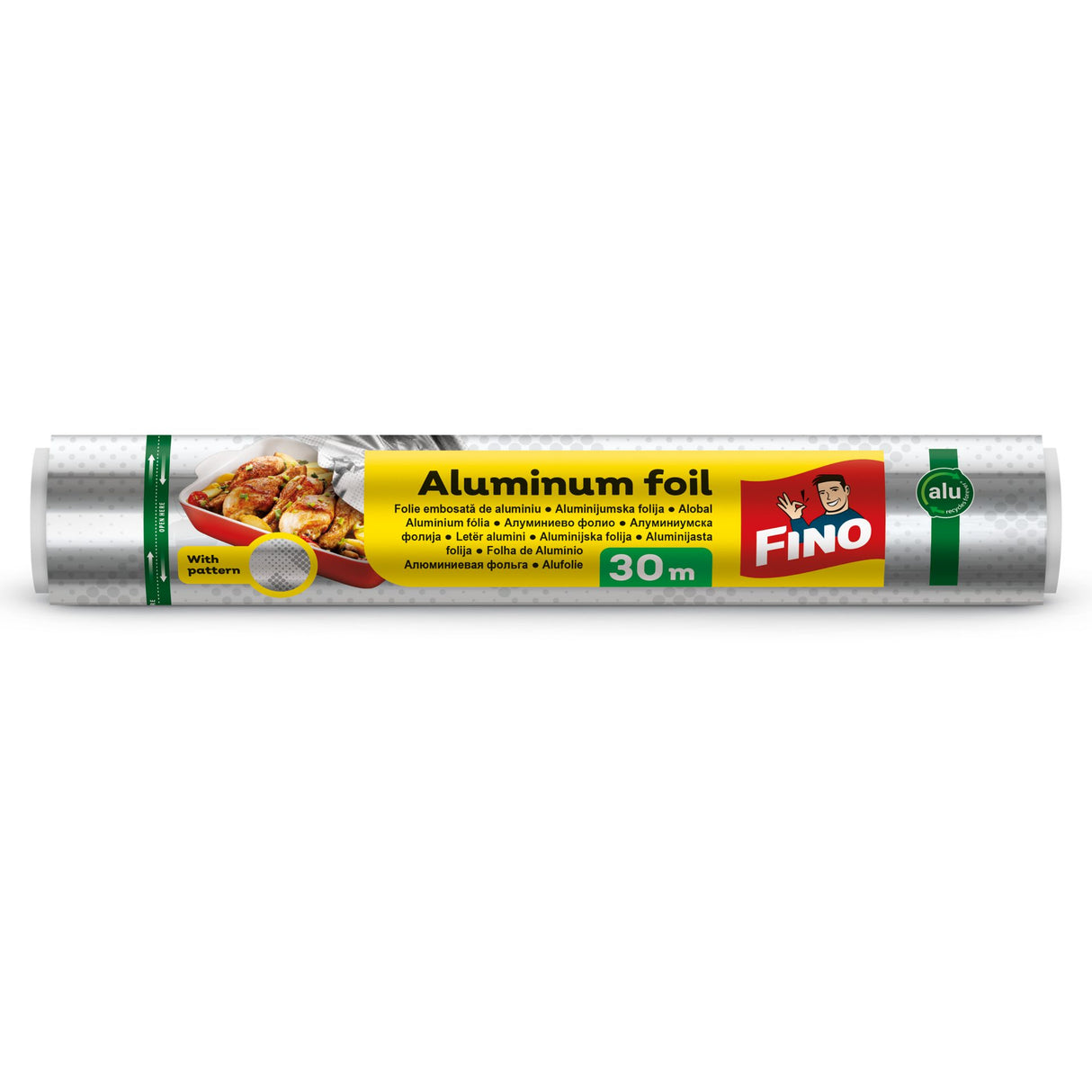 Fino folie de aluminiu embosată 30m - vivimall.ro