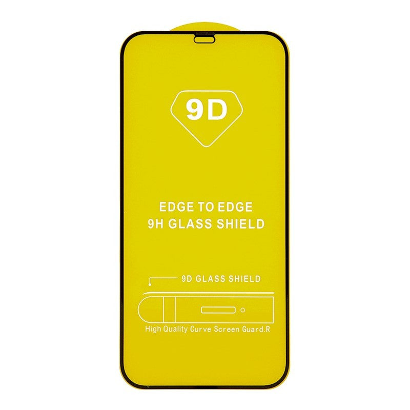 Folie de Protectie, Vivimall, pentru Apple iPhone 15 Pro Max, Tempered Glass 9D, Full Cover, HD, Margini Negre, Transparent - vivimall.ro