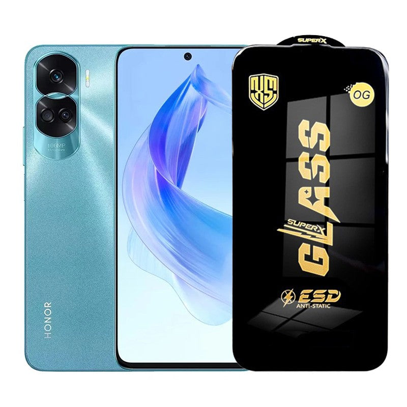 Folie de Protectie pentru Honor 90 Lite, Flippy, Sticla Securizata ESD, Margini Negre, Rezistenta la Zgirieturi, Antistatica, 0.35 mm, Transparenta - vivimall.ro