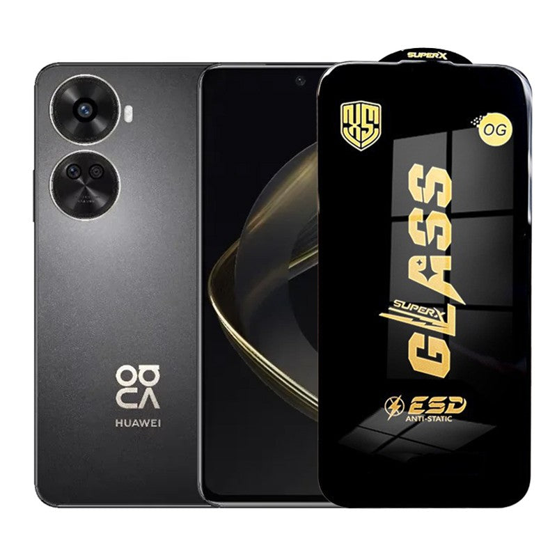 Folie de Protectie pentru Huawei Nova 11 SE, Flippy, Sticla Securizata ESD, Margini Negre, Rezistenta la Zgirieturi, Antistatica, 0.35 mm, Transparenta - vivimall.ro