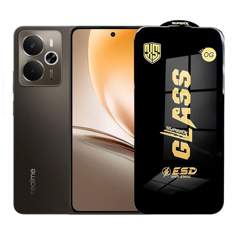 Folie de Protectie pentru Realme 14, Flippy, Sticla Securizata ESD, Margini Negre, Rezistenta la Zgirieturi, Antistatica, 0.35 mm, Transparenta - vivimall.ro