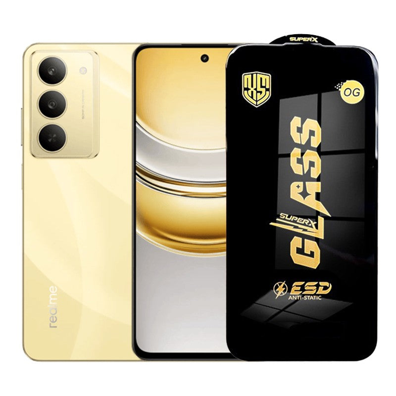 Folie de Protectie pentru Realme 14x, Flippy, Sticla Securizata ESD, Margini Negre, Rezistenta la Zgirieturi, Antistatica, 0.35 mm, Transparenta - vivimall.ro