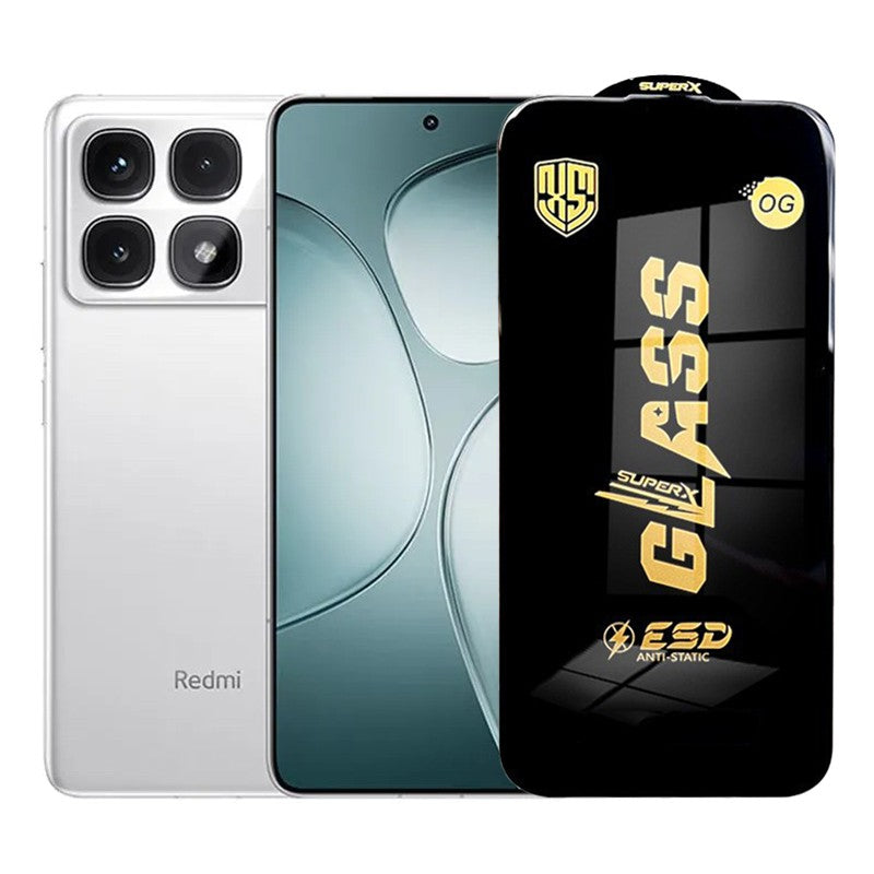 Folie de Protectie pentru Xiaomi Redmi K70 Ultra, Vivimall, Sticla Securizata ESD, Margini Negre, Rezistenta la Zgirieturi, Antistatica, 0.35 mm, Transparenta - vivimall.ro