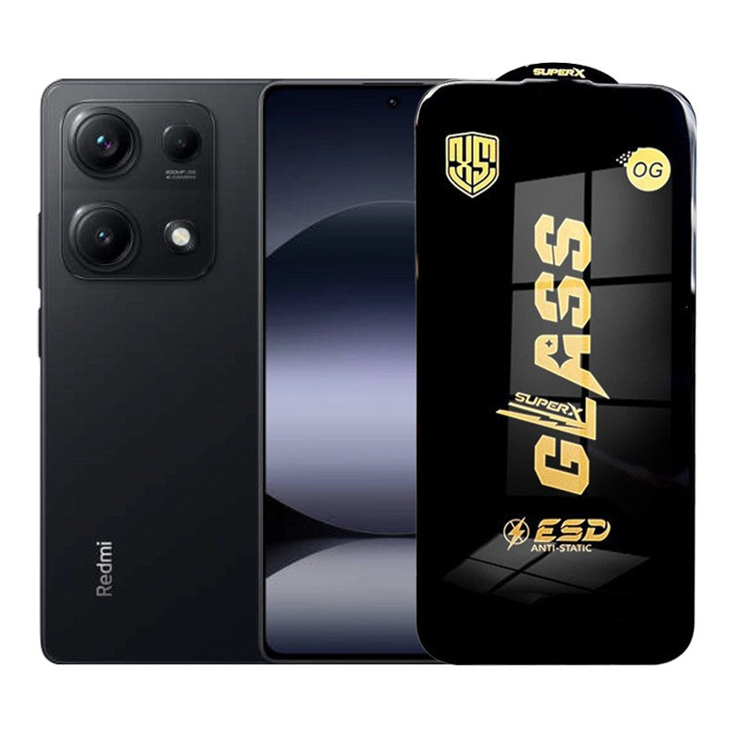 Folie de Protectie pentru Xiaomi Redmi Note 14S, Vivimall, Sticla Securizata ESD, Margini Negre, Rezistenta la Zgirieturi, Antistatica, 0.35 mm, Transparenta - vivimall.ro