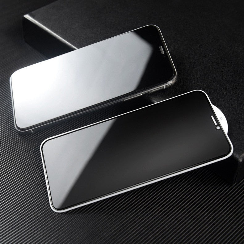 Folie de Sticla Securizata pentru Apple iPhone 15, Vivimall, Privacy 30°, Vizibilitate HD, Protectie Completa 9D, Anti-Amprenta, Protectie Confidentialitate, Negru - vivimall.ro