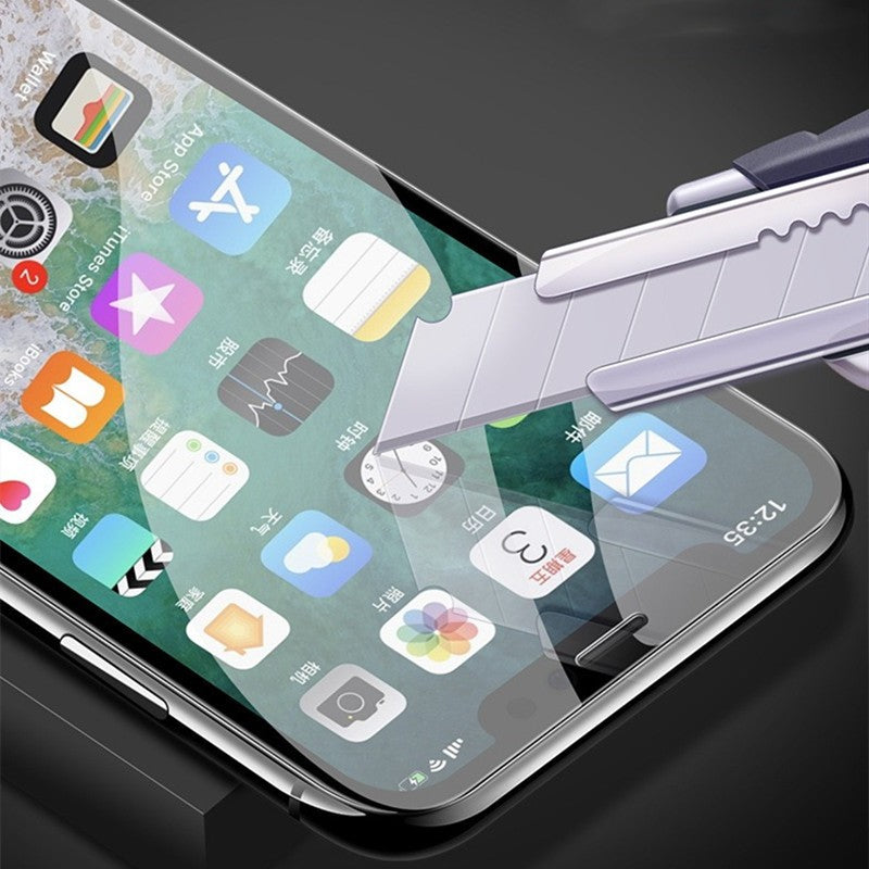 Folie de Sticla Securizata pentru Apple iPhone 15, Vivimall, Vizibilitate HD, Protectie Completa 9D, Transparent - vivimall.ro
