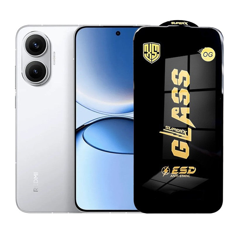 Folie de Protectie pentru Xiaomi Redmi Turbo 4 Pro, Vivimall, Sticla Securizata ESD, Margini Negre, Rezistenta la Zgirieturi, Antistatica, 0.35 mm, Transparenta - vivimall.ro