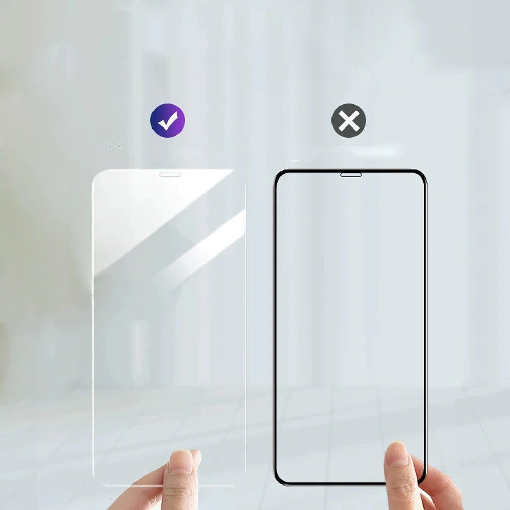 Folie ecran Flippy pentru iPhone 14 Pro din Sticla, Tempered Glass, Transparenta - vivimall.ro