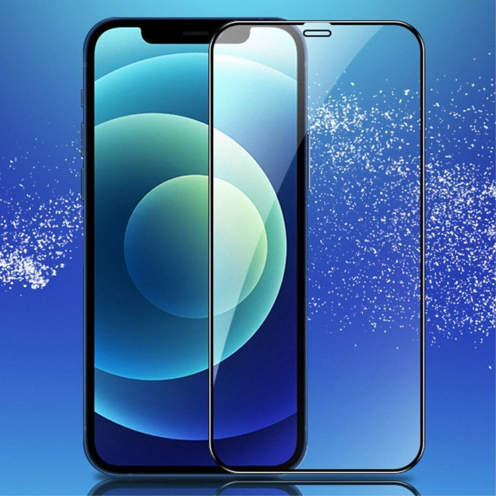 Folie de Protectie, Flippy, compatibila cu Apple iPhone 14 Pro Max, Electrostatica, Sticla Securizata, Top Glass, Anti-static, Negru - vivimall.ro
