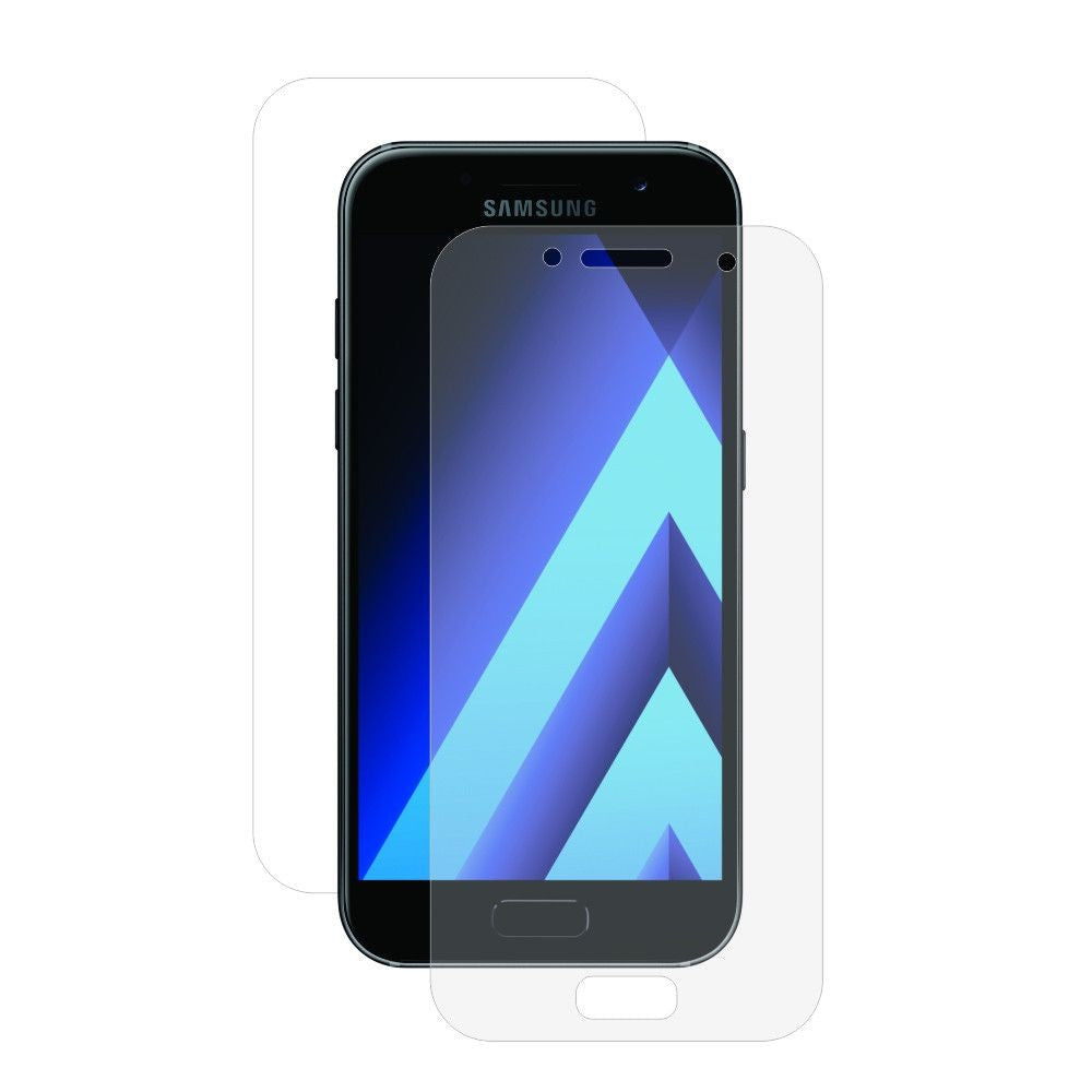 Folie Plastic, Flippy, compatibil cu Samsung Galaxy A3 2017, Fata-Spate, Transparent - vivimall.ro