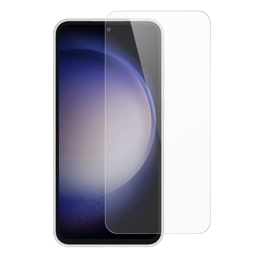 Folie Securizata pentru Samsung Galaxy S23 FE, Vivimall, Sticla Securizata 3D, High Definition Ultra Clear 2.5 HD, Margini Arc, 0.3 mm, Anti Zgirieturi, Anti bule, Transparenta - vivimall.ro