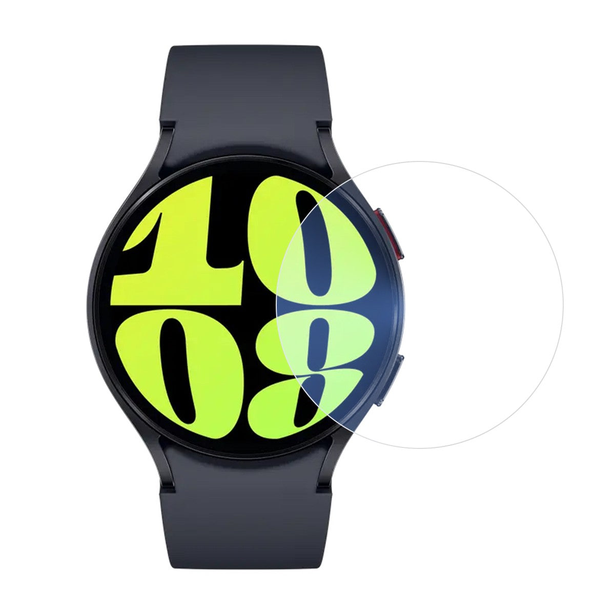 Folie Securizata pentru Samsung Galaxy Watch6 40mm, Vivimall, Sticla de Protectie Compatibila cu Samsung Galaxy Watch6 40MM, Sticla Securizata 2.5 D, Transparent - vivimall.ro