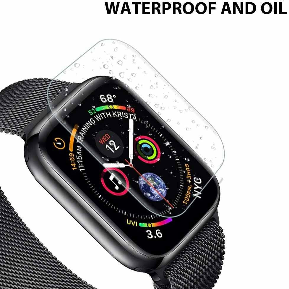 Folie Sticla Flippy pentru Apple Watch Series 4/5 40 mm UV Nano Water Transparent - vivimall.ro