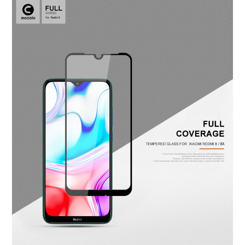 Folie Sticla Flippy® compatibila cu Xiaomi Redmi 8 111D Negru - vivimall.ro