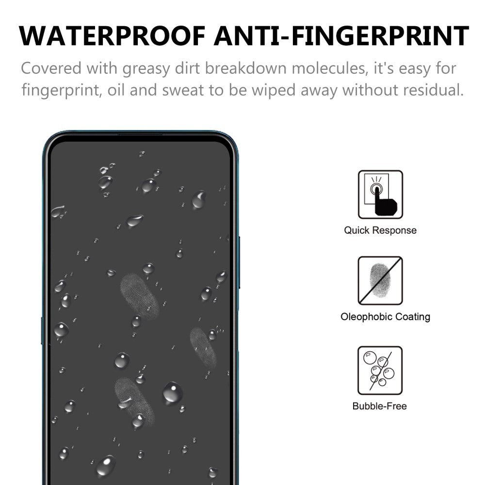 Folie Sticla Flippy® compatibila cu Xiaomi Redmi Note 9 Pro 111D Negru - vivimall.ro