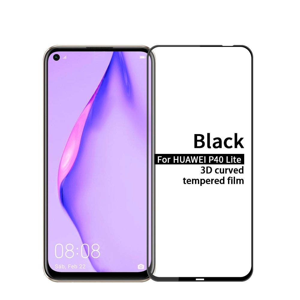 Folie Sticla Flippy® pentru Huawei P40 Lite 111D Negru - vivimall.ro
