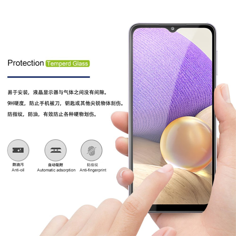 Folie Sticla Securizata Flippy, compatibila cu Samsung A02S, Negru - vivimall.ro