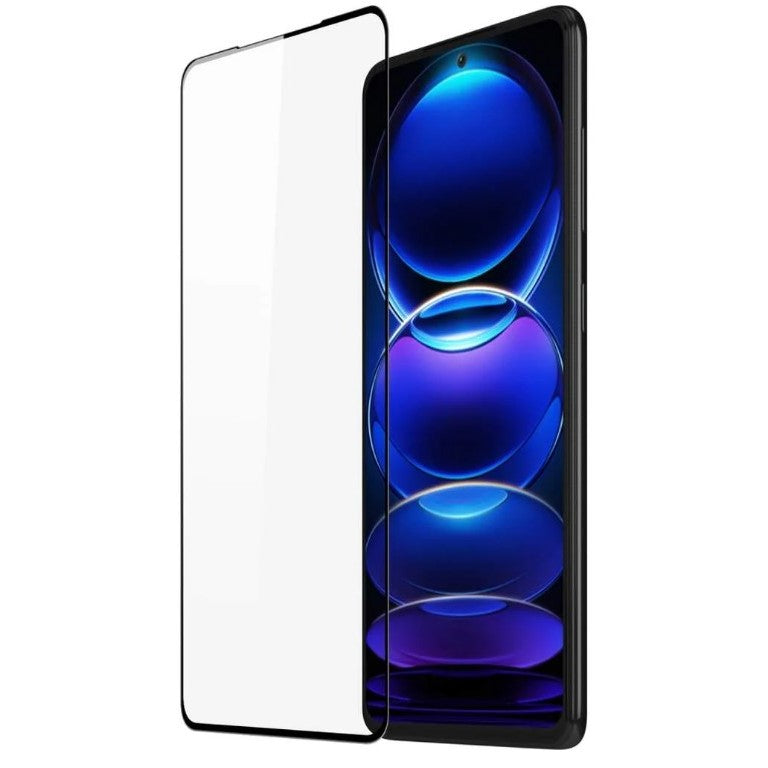 Folie Sticla Securizata Vivimall compatibil cu Xiaomi Redmi Note 12 4G Full Glue Negru - vivimall.ro