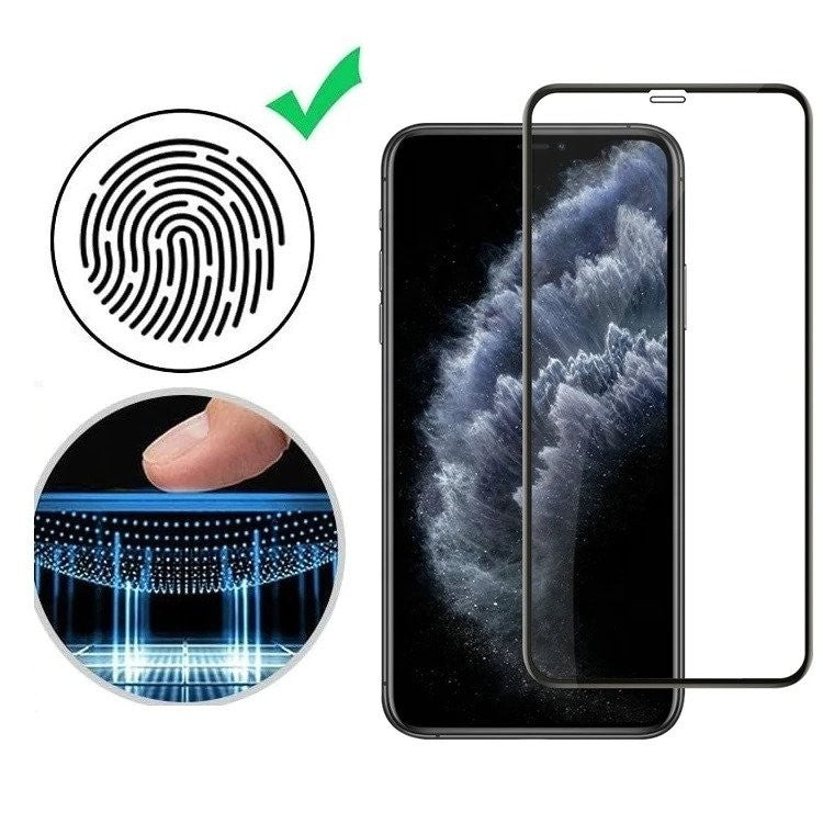 Folie Sticla securizata Flippy compatibila cu Apple iPhone 12/iPhone 12 Pro Full Glue Negru - vivimall.ro