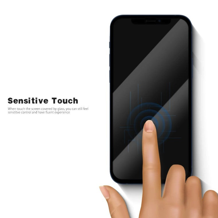 Folie Sticla Securizata, Vivimall, compatibila cu Apple iPhone 15 Pro, Sticla, Super HD Glass, Anti-static, Margini Negre, 99H OG, Transparent - vivimall.ro