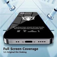 Folie Sticla Securizata, Flippy, compatibila cu Apple iPhone 16 Pro Max, Sticla, Super HD Glass, Antistatic, Margini Negre, 99H OG, Transparent - vivimall.ro