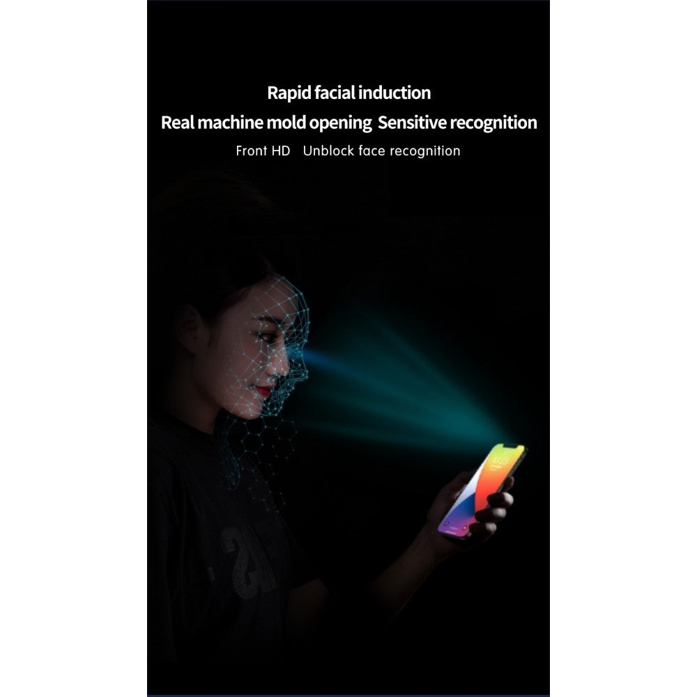 Folie sticla securizata Flippy compatibila cu Huawei P Smart 2021, Full Glue, Privacy, Negru - vivimall.ro