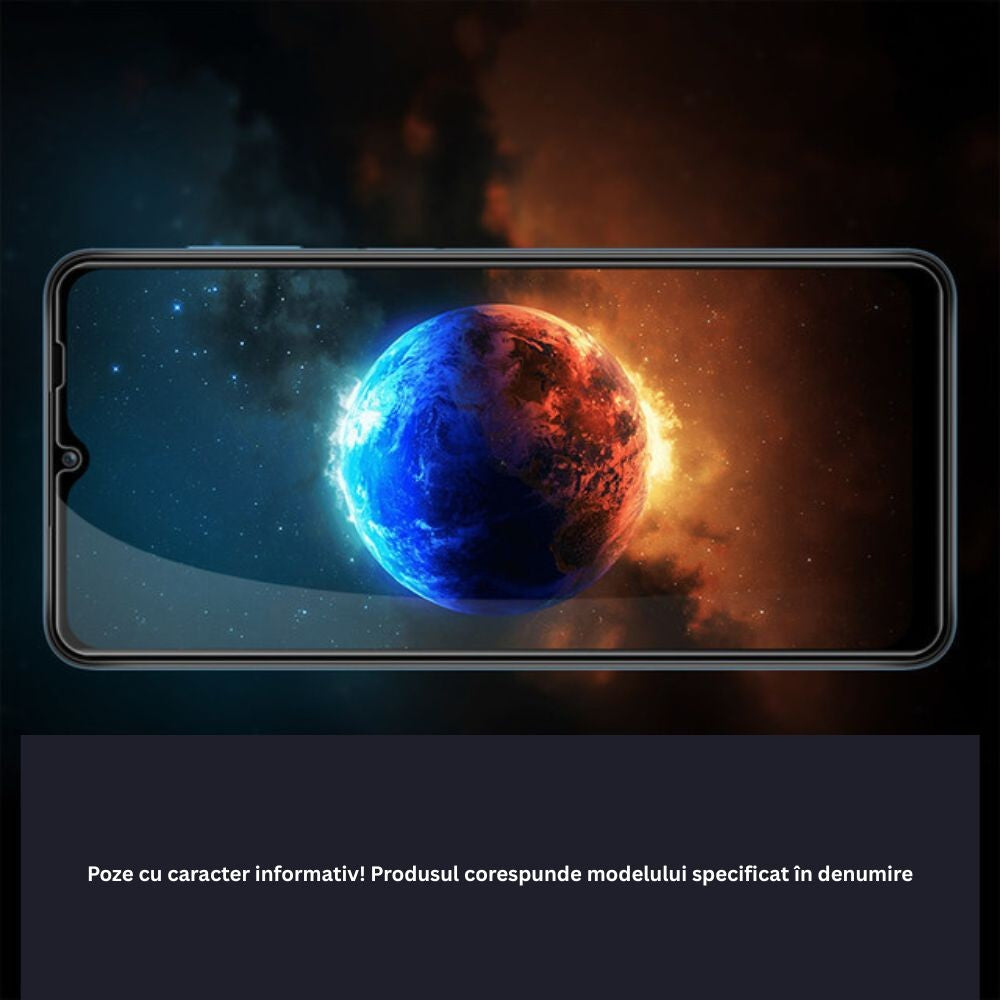 Folie Sticla Securizata, Vivimall, Pentru Xiaomi Redmi note 12 Pro, Full Glue, Margini Negre, Transparent - vivimall.ro