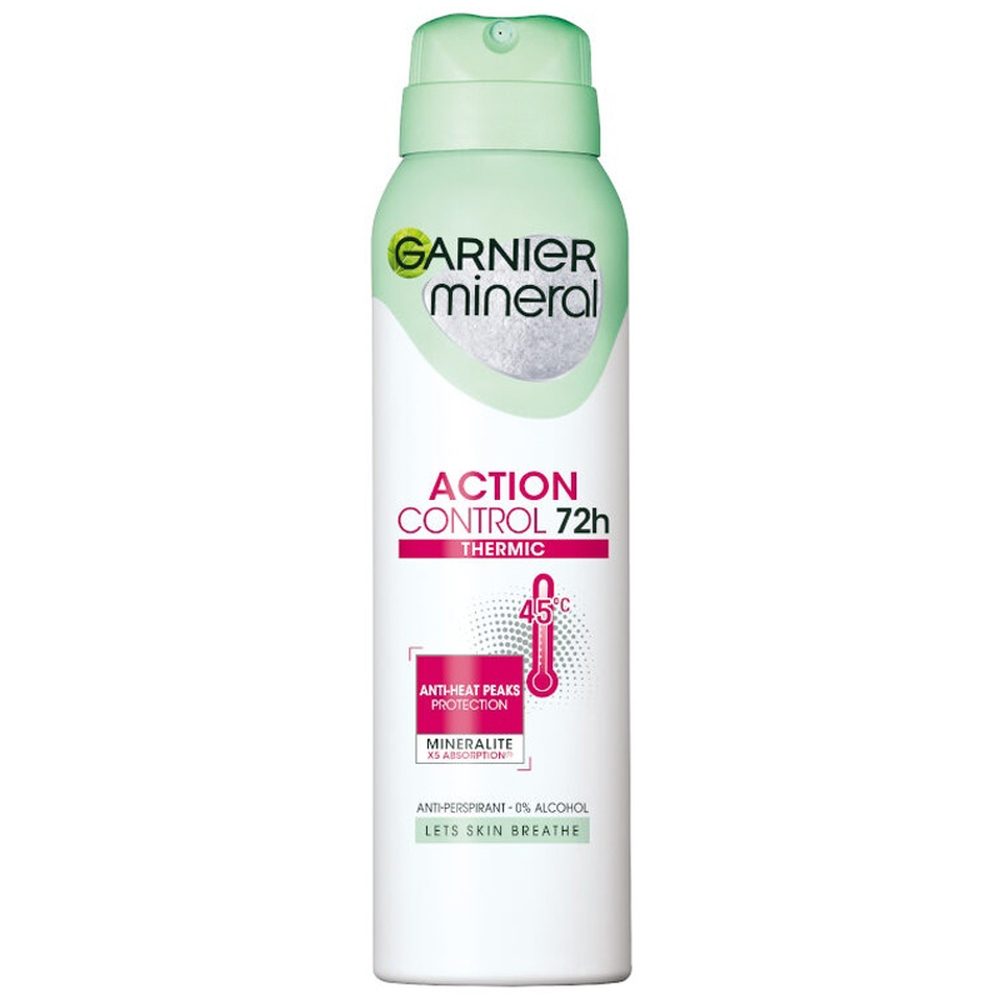 Antiperspirant Deo Spray, GARNIER, Mineral Action Control Thermic, 150 ml - vivimall.ro