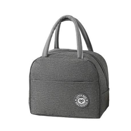 Geanta Termica Pentru Pranz, Multifunctionala, Compartimentata, Impermeabila, Cu Manere, Buzunar Exterior, 22X14X19 Cm - vivimall.ro