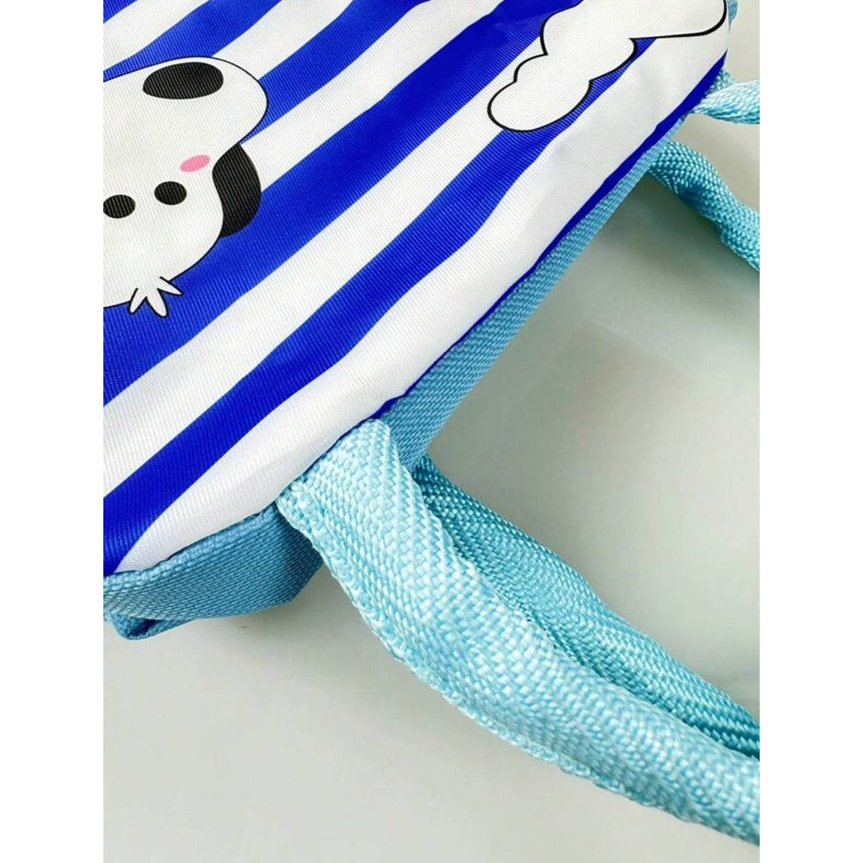 Geanta Termoizolanta Pentru Copii, 23X13X19 Cm, Model Imprimeu Catel, Din Folie De Aluminiu Si Panza Oxford, Albastru/Alb - vivimall.ro
