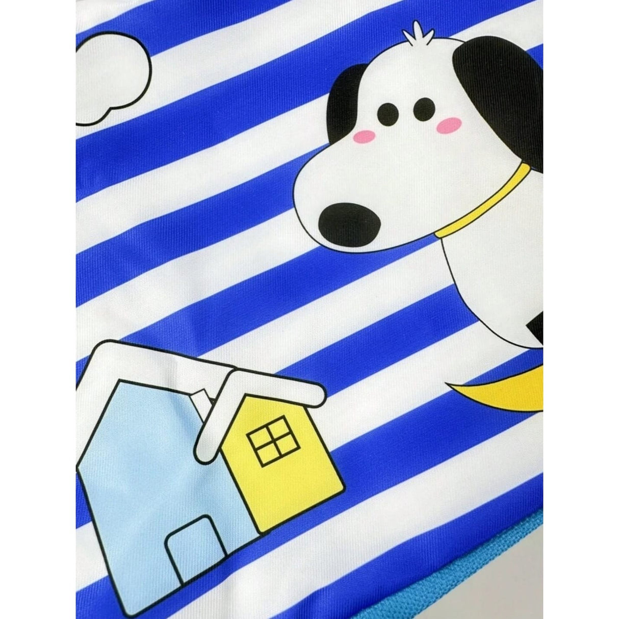 Geanta Termoizolanta Pentru Copii, 23X13X19 Cm, Model Imprimeu Catel, Din Folie De Aluminiu Si Panza Oxford, Albastru/Alb - vivimall.ro