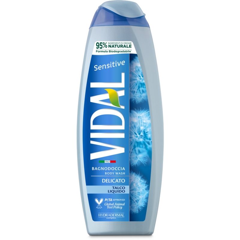 Gel de Dus, Vidal, 500 ml Talco Liquido
