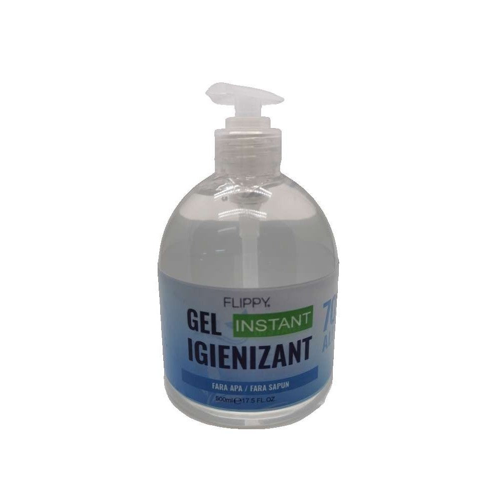 Gel dezinfectant pentru maini cu 70 % alcool Vivimall cu efect antibacterian si virucid, 500 ml - vivimall.ro