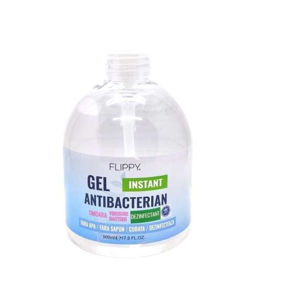 Gel dezinfectant pentru maini cu 70 % alcool Vivimall cu efect antibacterian si virucid, 500 ml - vivimall.ro