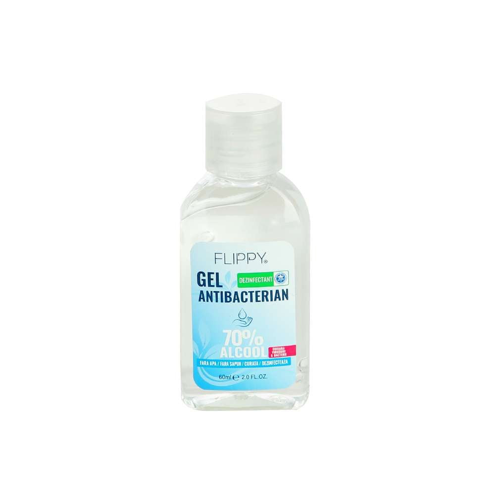 Gel dezinfectant pentru maini cu 70 % alcool Vivimall cu efect antibacterian si virucid, 60 ml - vivimall.ro
