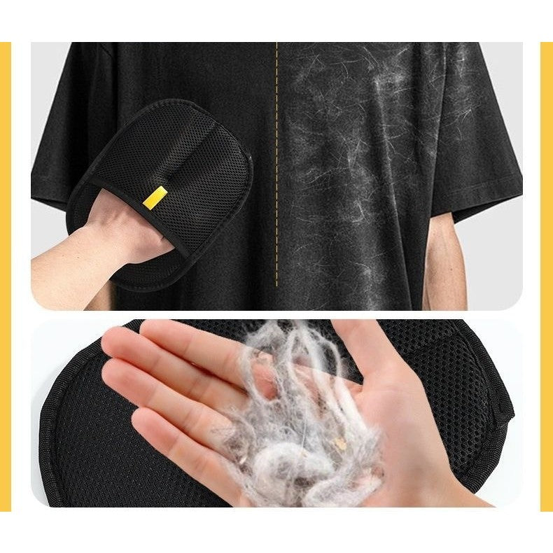 Manusa pentru Indepartarea Parului de Animale, Flippy, din Panza, 24 x 16 cm, Negru