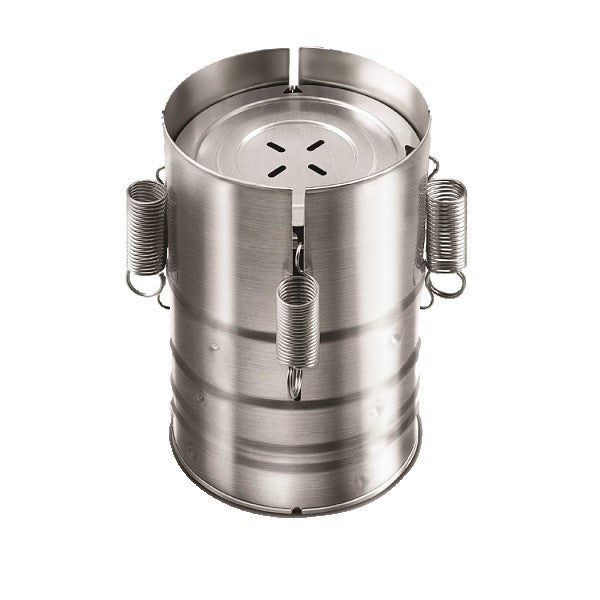 Presa din inox Vivimall, pentru preparat sunca presata, cu capac, dimensiune reglabila in 3 trepte, 15 x 15 x 18 cm, argintiu - vivimall.ro